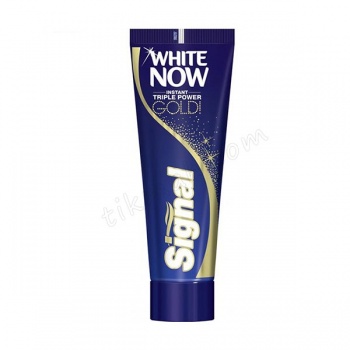 خمیر دندان سیگنال مدل وایت ناو گلد - Signal white now gold toothpaste