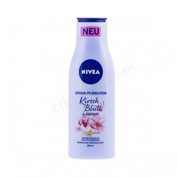 لوسیون بدن نیوآ حاوی شکوفه گیلاس و روغن جوجوبا - Nivea Cherry Blossom and Jojoba oil Body Lotion