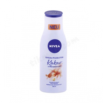 لوسیون بدن نیوآ حاوی کاکائو و روغن ماکادمیا - Nivea cocoa and macadamia oil body lotion