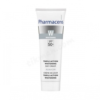 کرم روشن کننده و ضد لک فارماسریز آلبوسین SPF50 برای مراقبت روز - Pharmaceris Albucin Whitening Day Cream SPF50