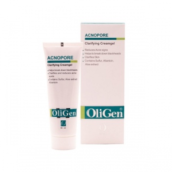 کرم ژل آکنوپور الی ژن شفاف کننده پوست -  Oligen Acnopore Clarifying Cream Gel