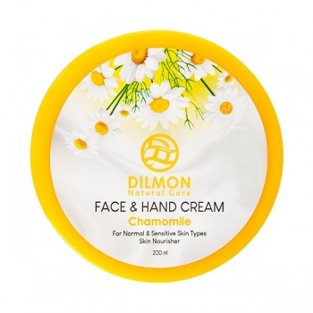 کرم مرطوب کننده دست و صورت دیلمون حاوی عصاره بابونه - Dilmon Chamomile Extract Face And Hand Cream