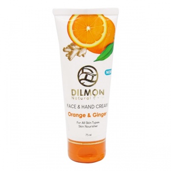 کرم مرطوب کننده دست و صورت دیلمون حاوی عصاره پرتقال و زنجبیل (75 میل) - Dilmon Orange And Ginger Extract Face And Hand Cream 75ml